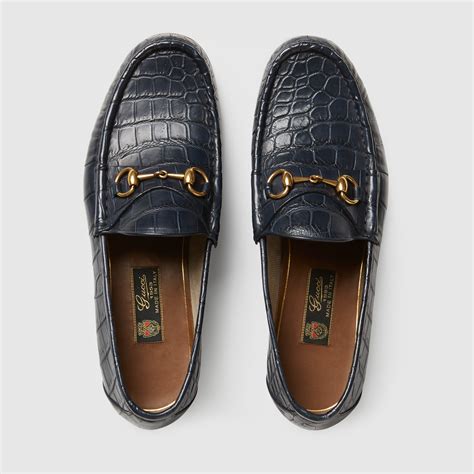 gucci gator print loafer|gucci loafers for sale.